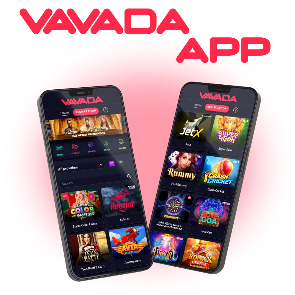 Download the Vavada casino app and play games anytime on your phone.