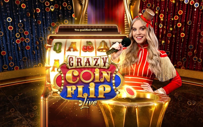 Take your chance with the Coin Flip live game at Vavada Casino.